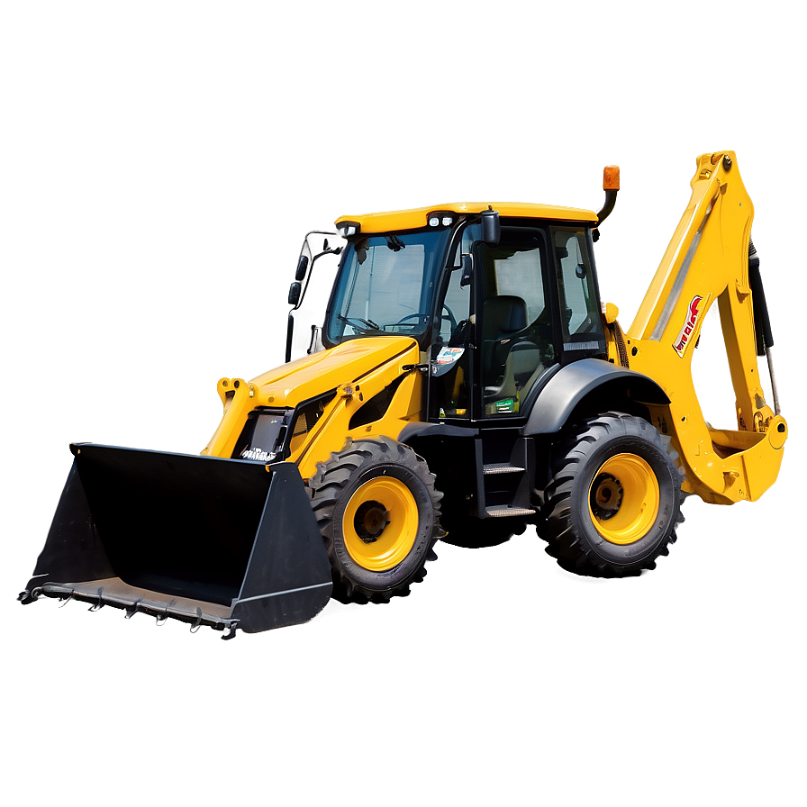 Articulated Backhoe Loader Png Std PNG