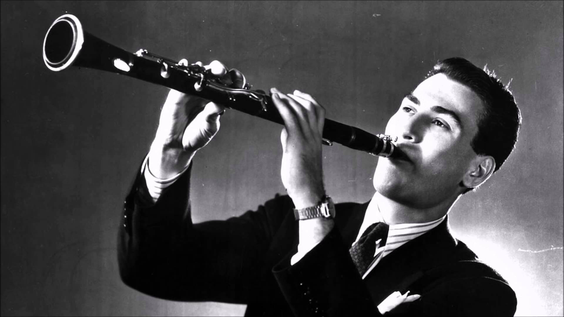 Artie Shaw in a Captivating Clarinet Performance Wallpaper