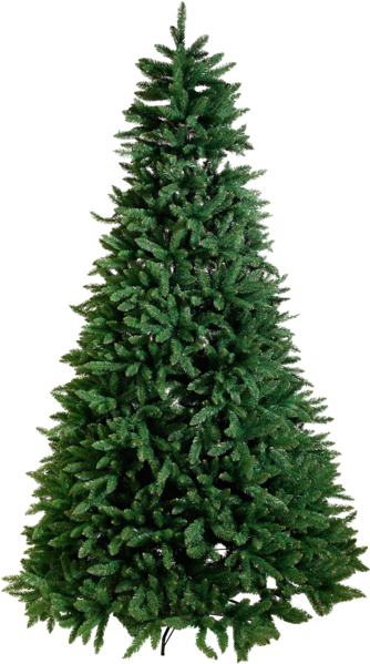 Artificial Christmas Tree Unadorned PNG