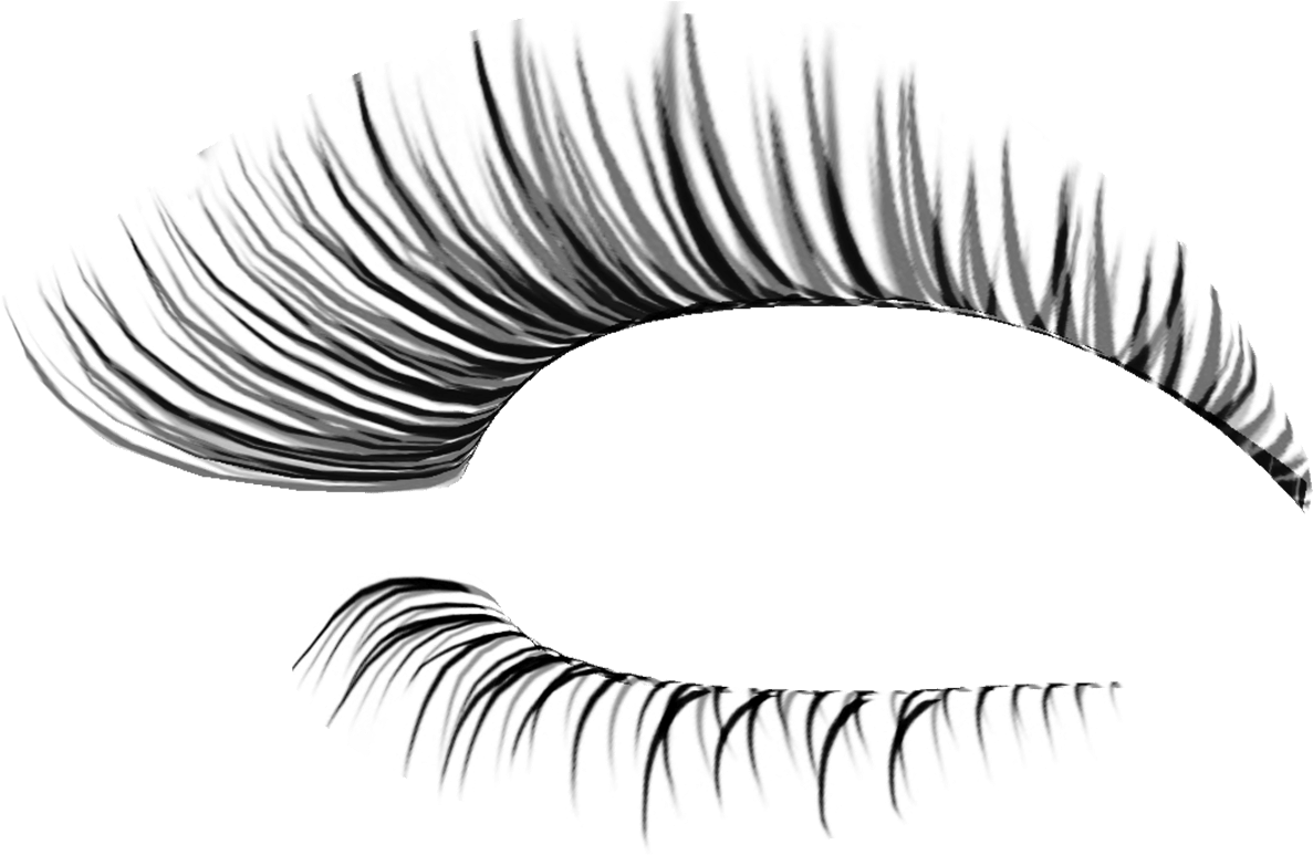 Artificial Eyelashes Set PNG