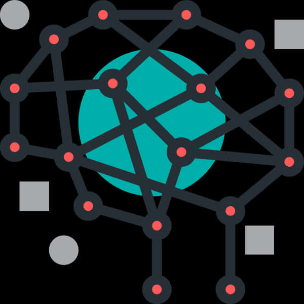 Artificial Intelligence Network Graphic PNG