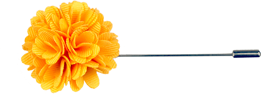 Artificial Yellow Marigoldon Stem PNG