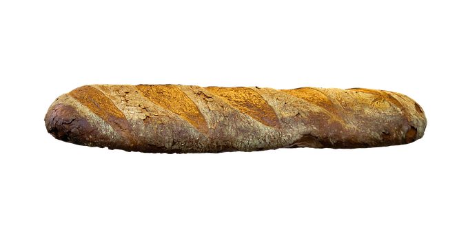 Artisan Baguetteon Black Background PNG