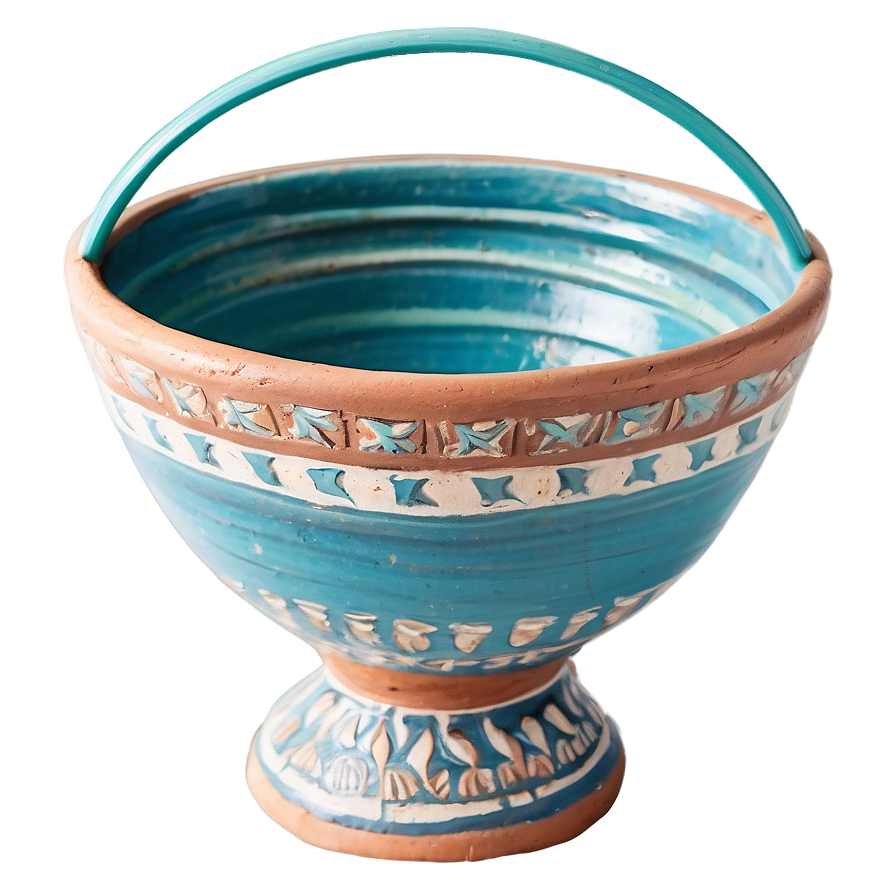 Artisanal Clay Bowls Png 06132024 PNG