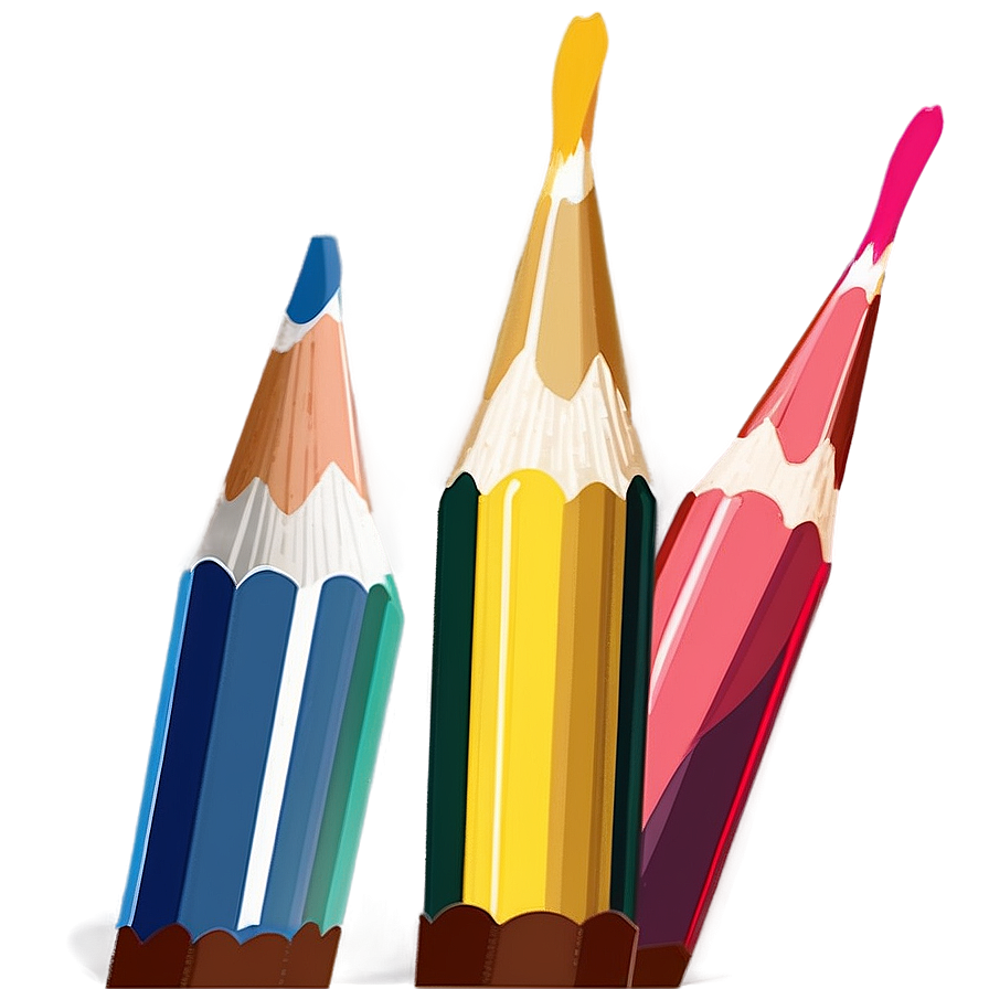 Artist Colored Pencils Png Mmq67 PNG