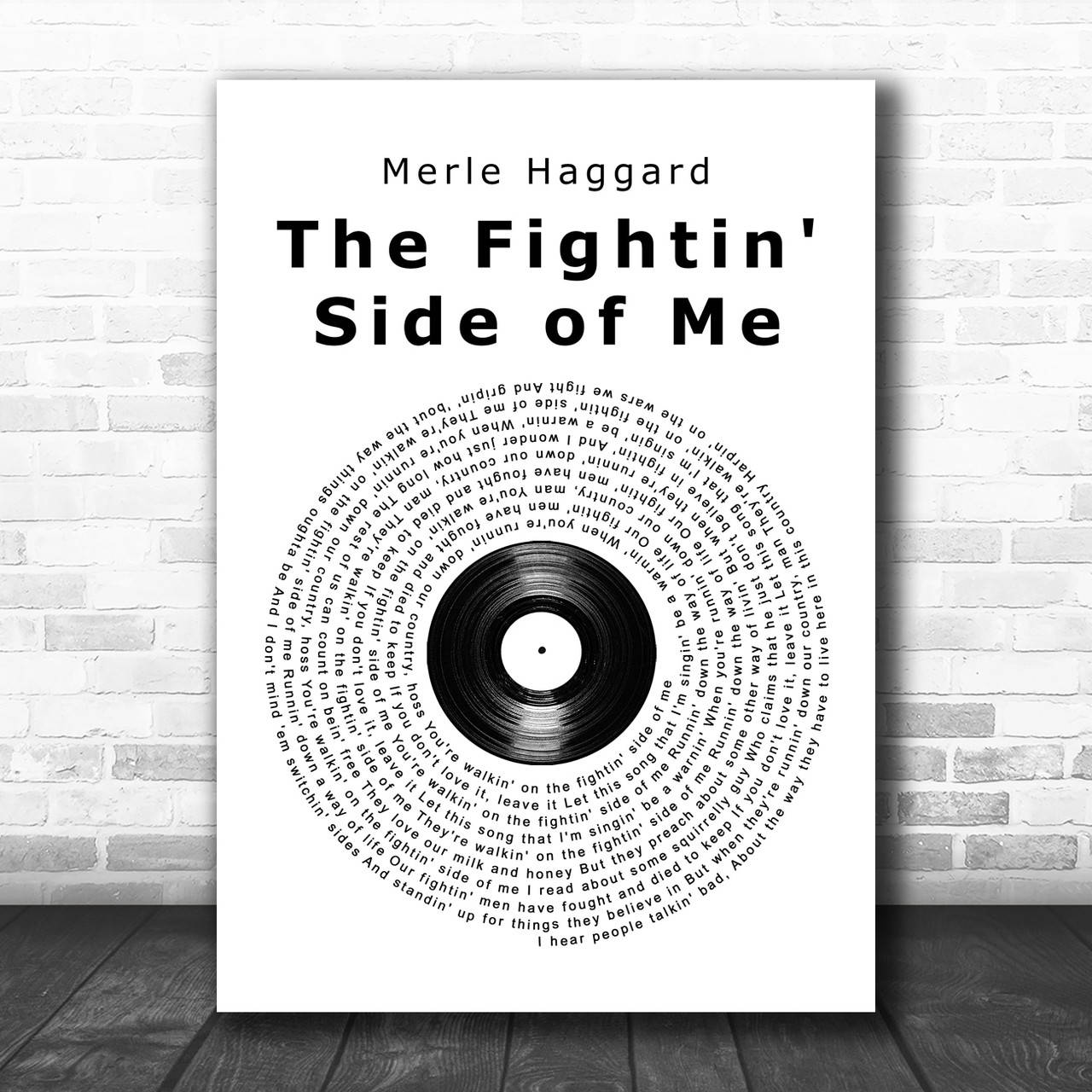 Kunstner Merle Haggard Sang Album Tapet Wallpaper