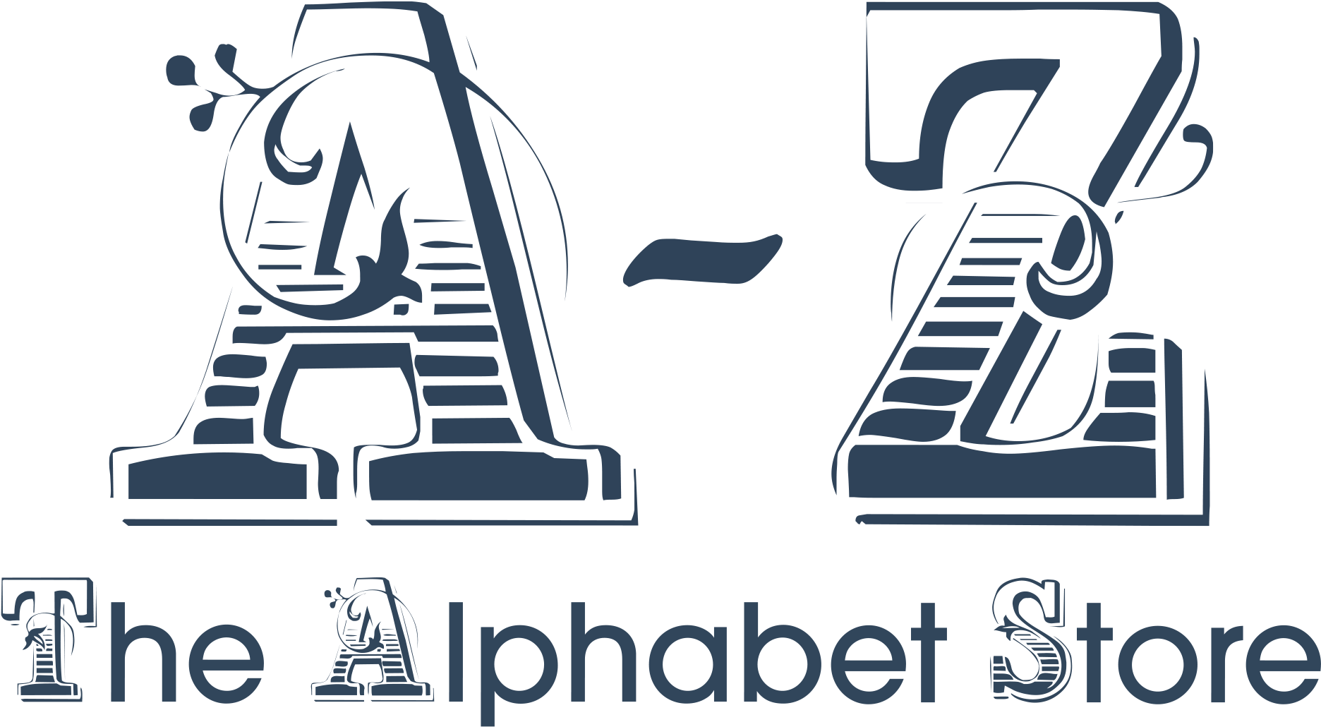 Artistic Alphabet Store Logo PNG