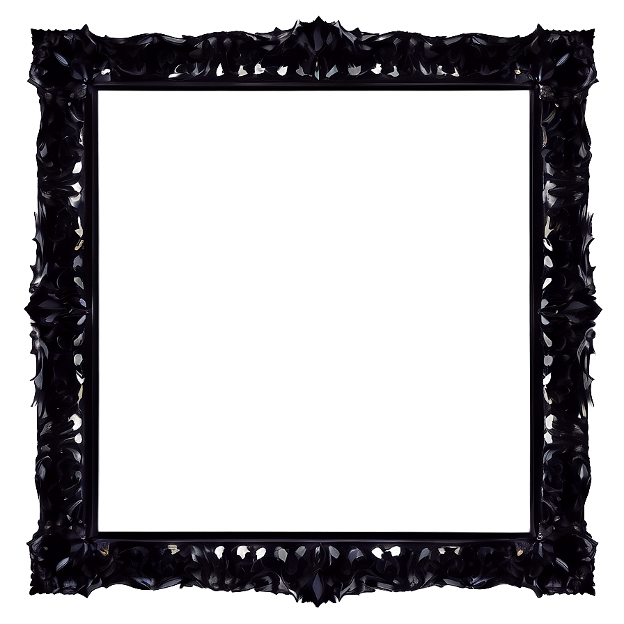 Artistic Black Frame Png Gre67 PNG