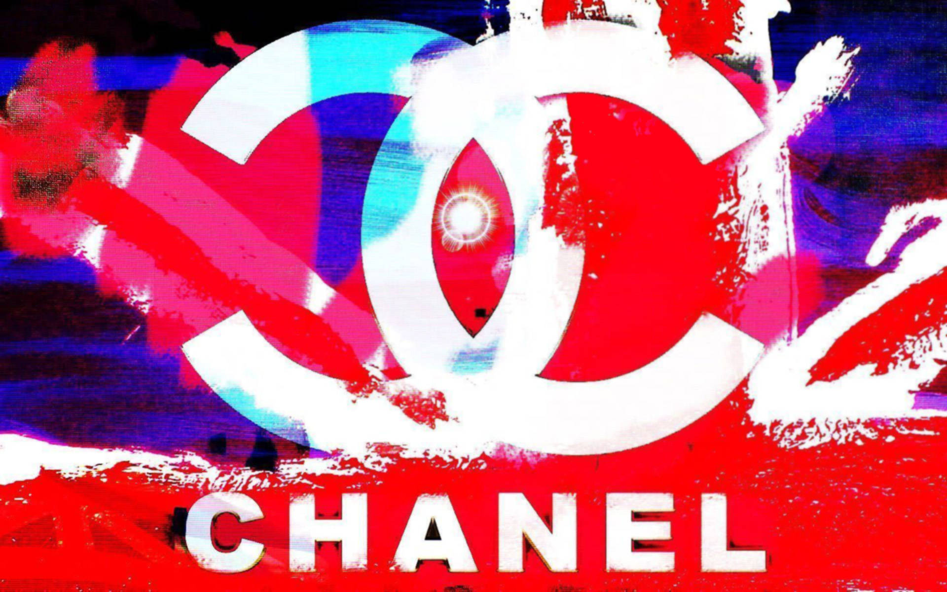 Artistic Chanel Logo Wallpaper