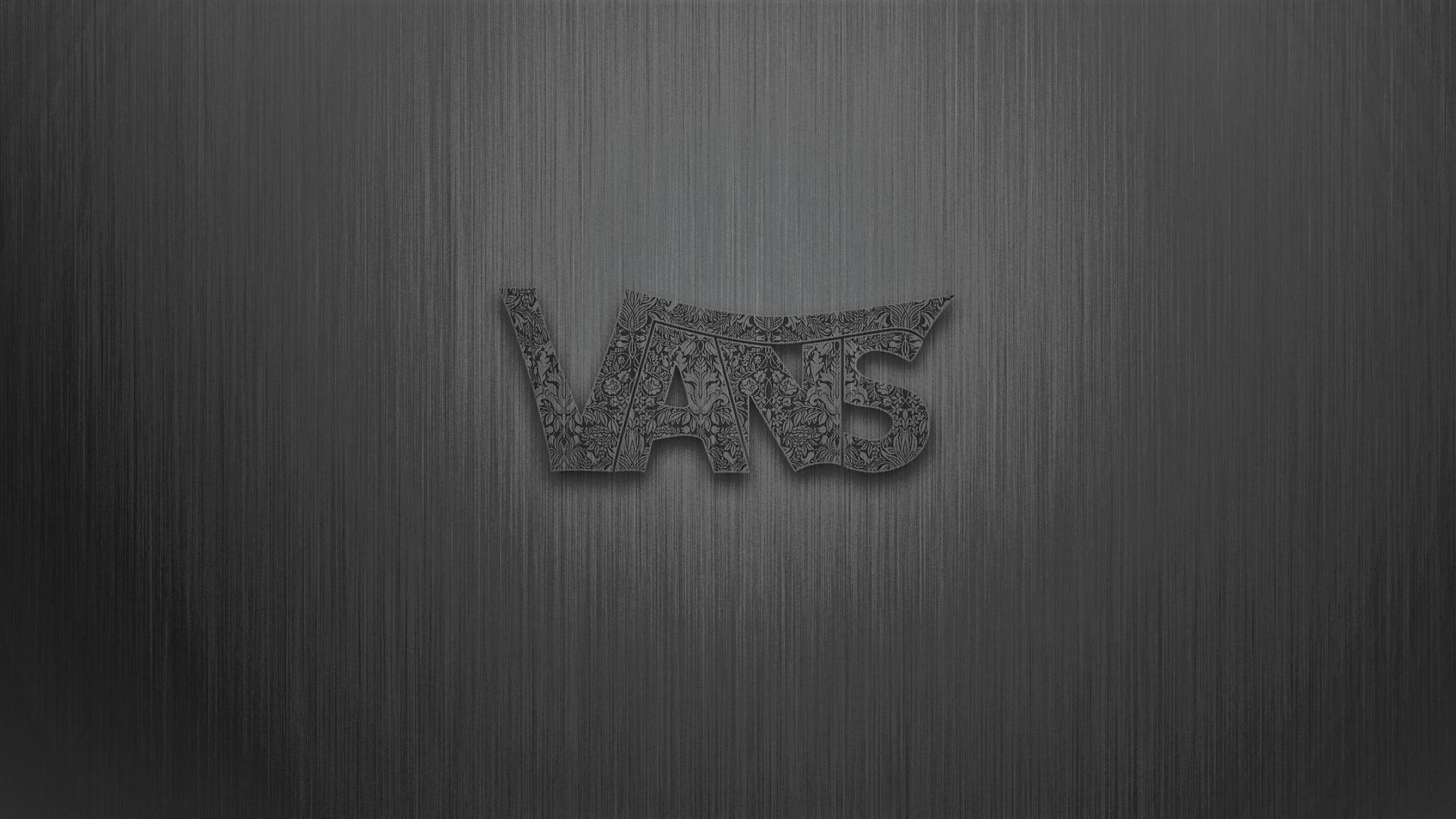 Kunstnerisk Charcoal Vans Logo Wallpaper