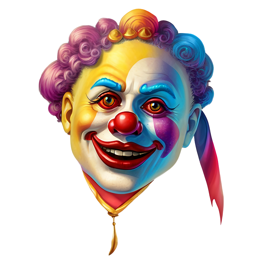 Download Artistic Clown Emoji Png Tvk66 | Wallpapers.com