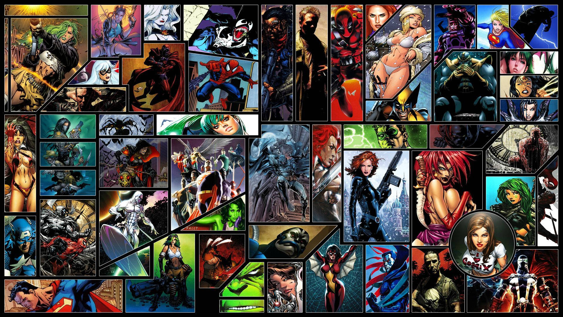 Artistic Comic Book Wallpaper
