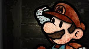 Artistic Dark Retro Mario Wallpaper