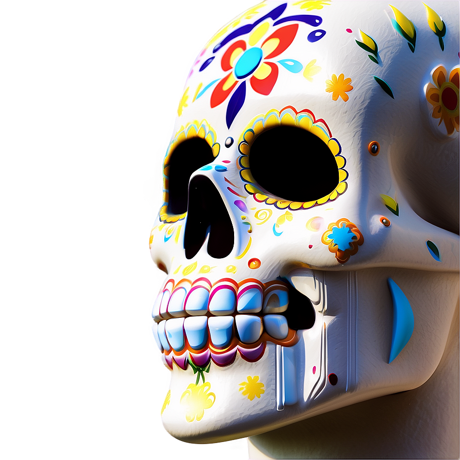 Artistic Dia De Los Muertos Murals Png Acs87 PNG