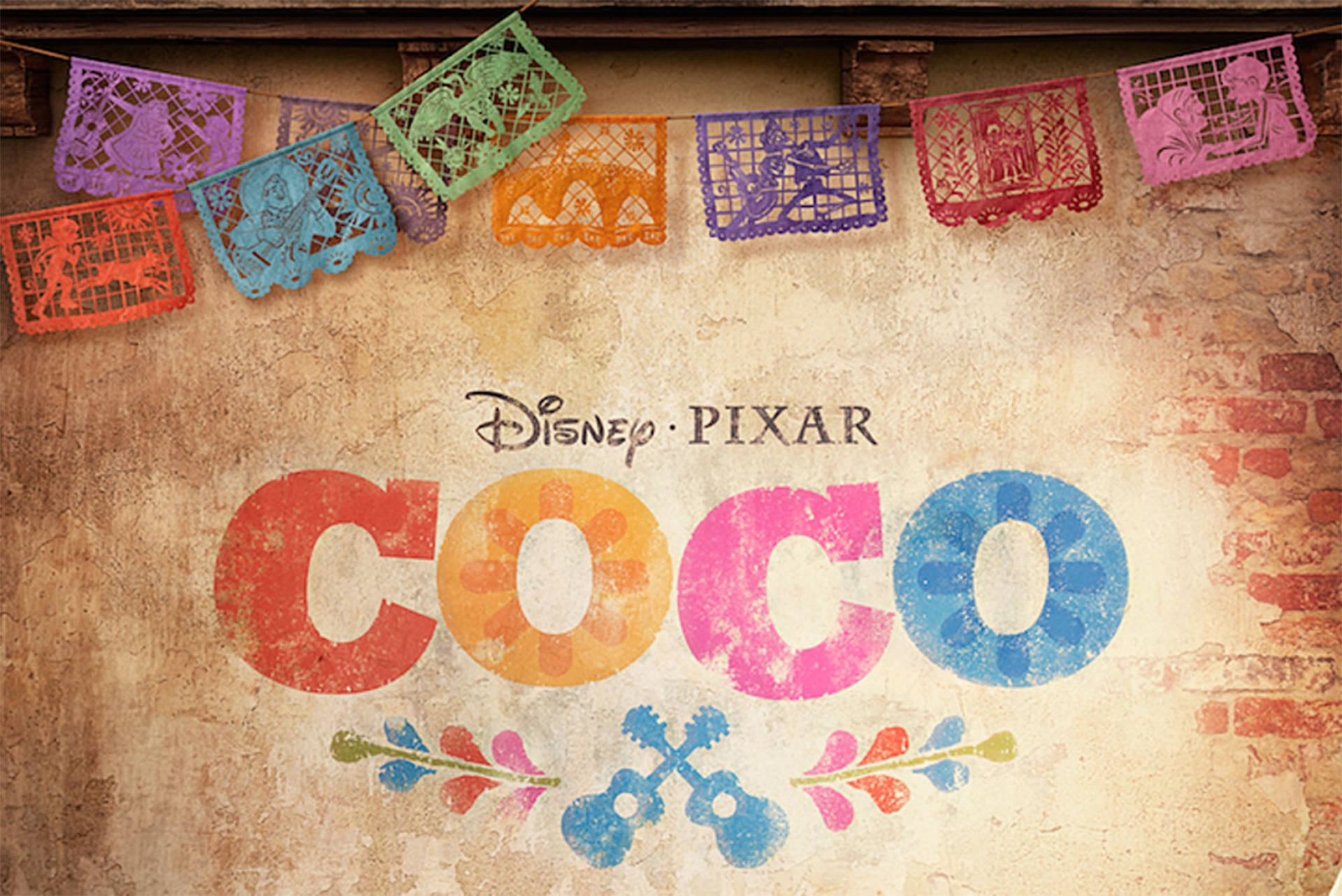 Artistic Digital Art Of Coco Title
