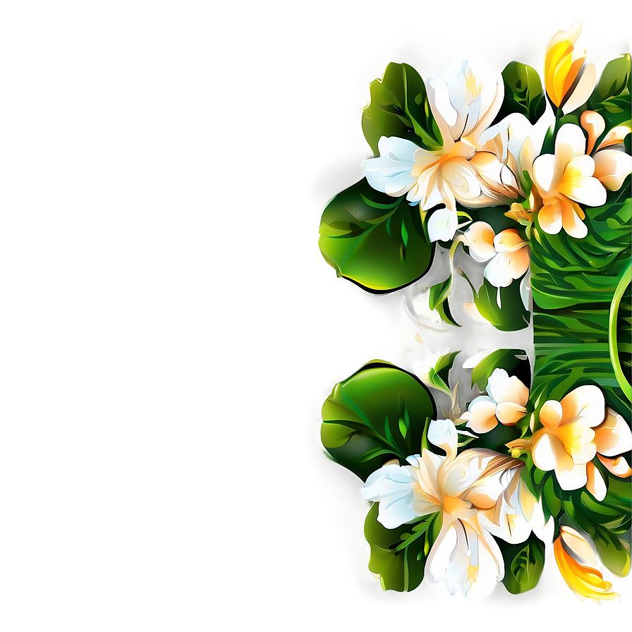 Artistic Floral Pattern Png Usw PNG