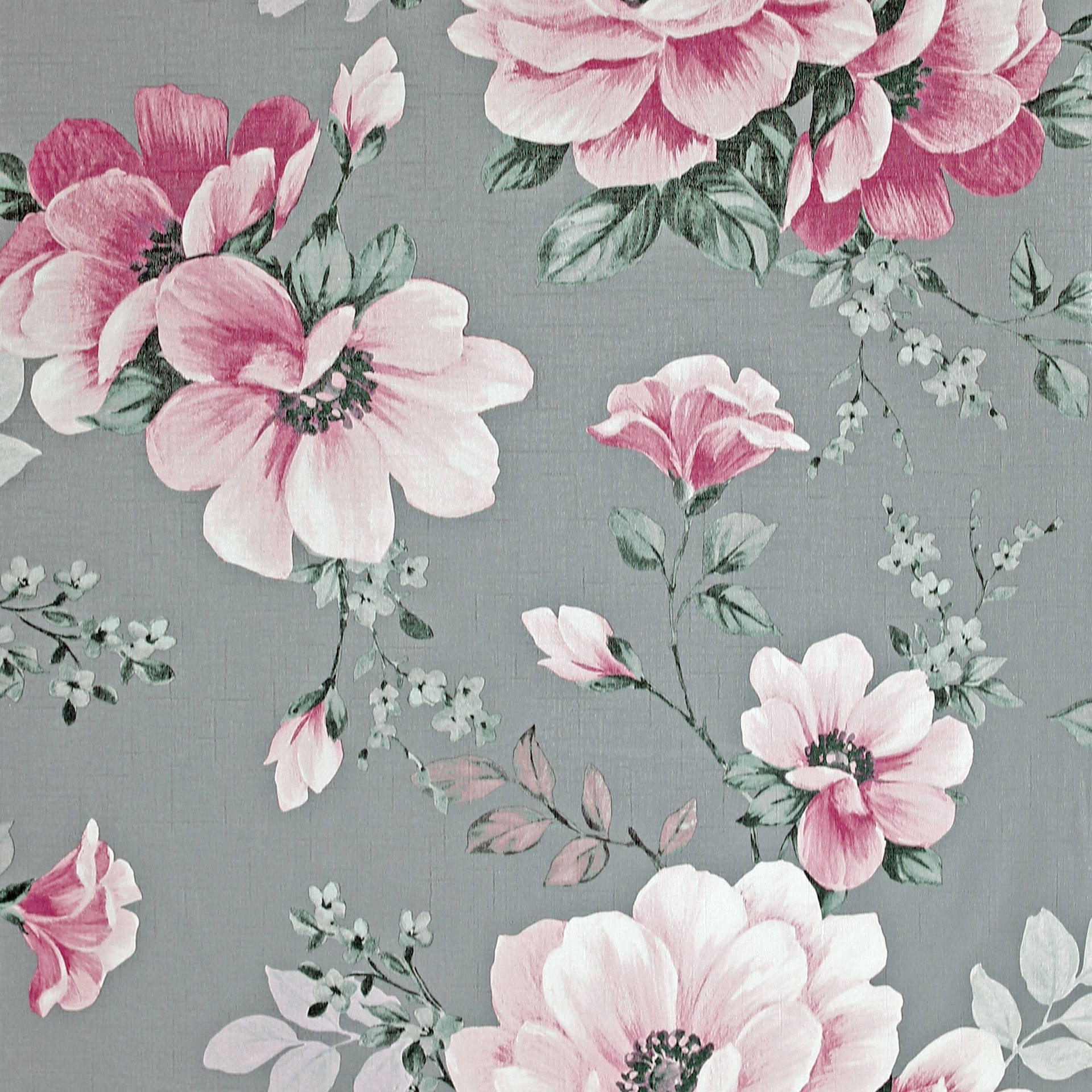 Artistic Floral Phone Wallpaper Wallpaper