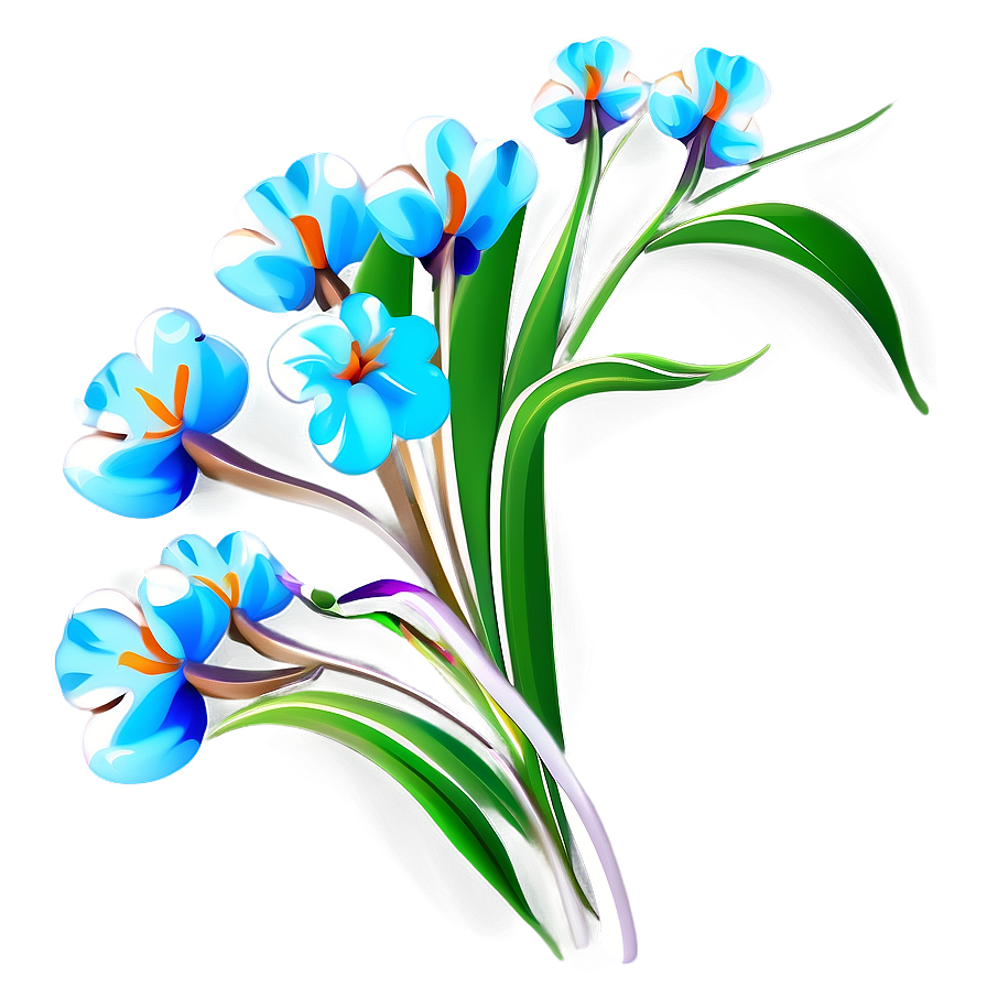 Artistic Flower Composition Png 06262024 PNG