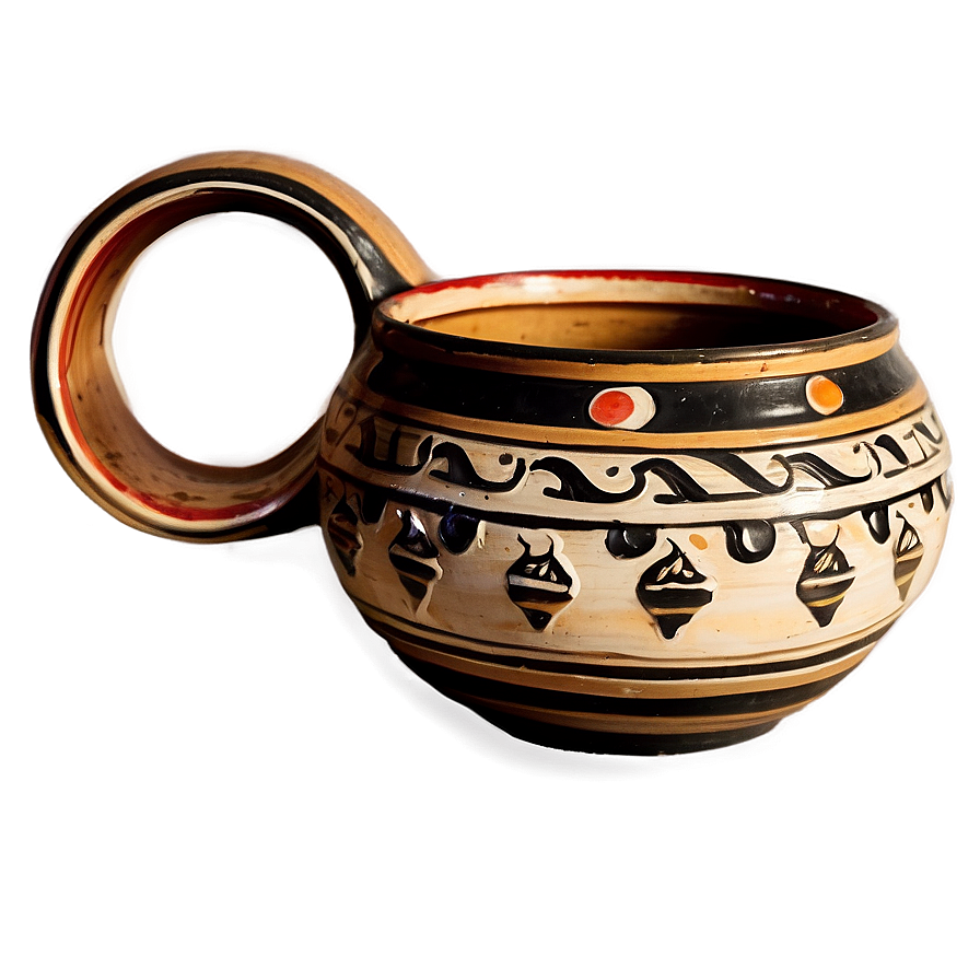 Artistic Handcrafted Pottery Png 06202024 PNG