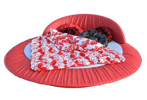Artistic Hat Shaped Bed Design PNG