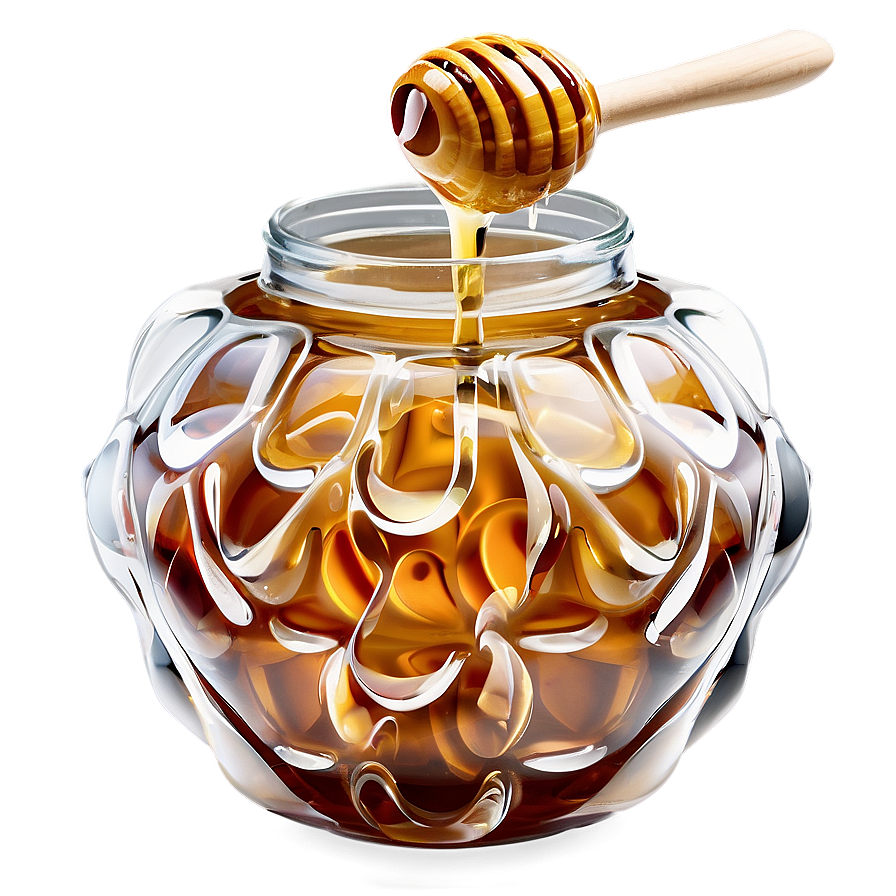 Artistic Honey Jar Png 37 PNG