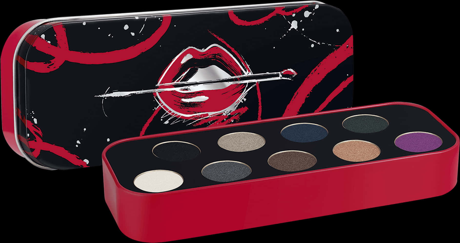 Artistic Makeup Palettewith Bold Design PNG
