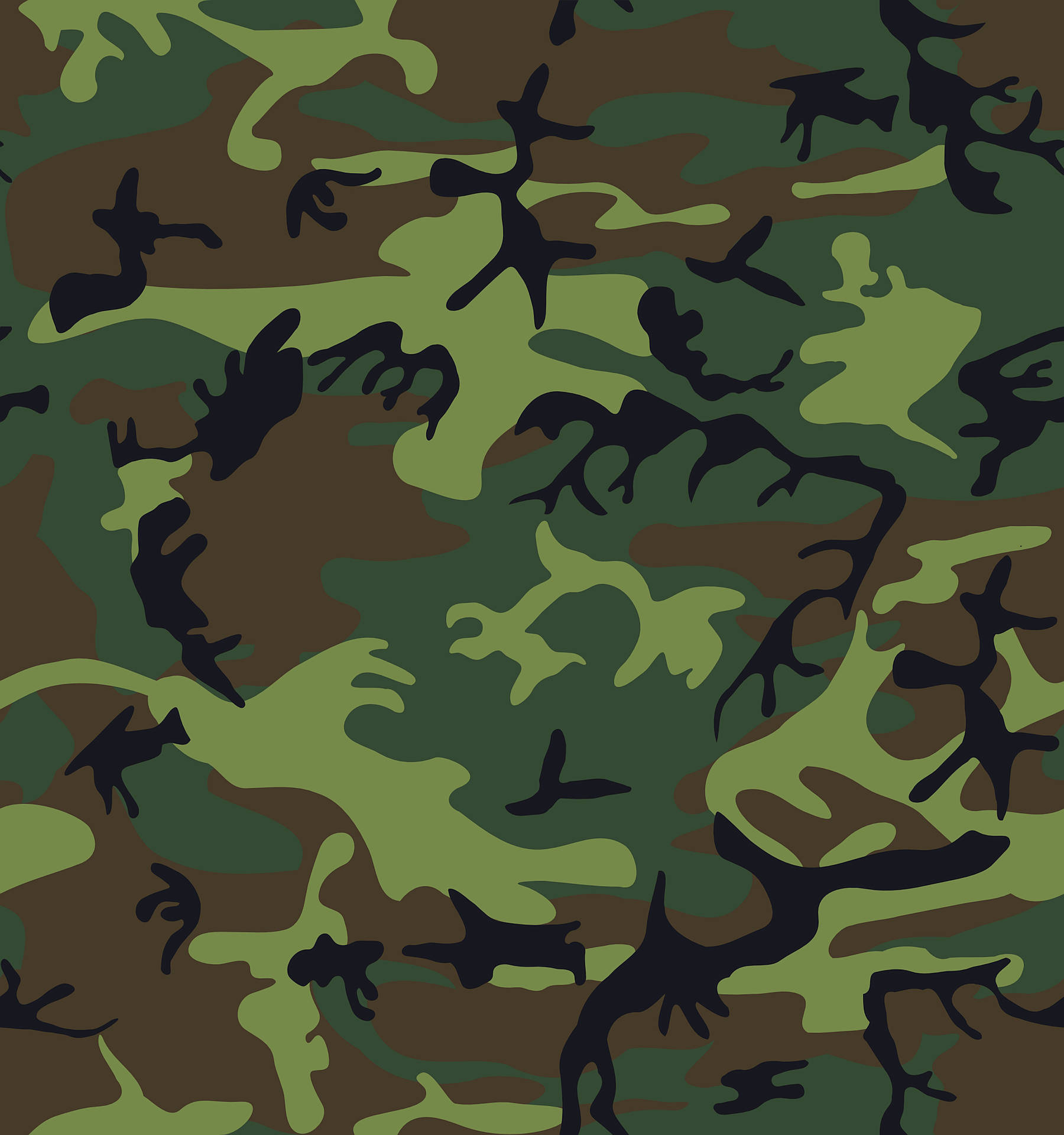 Artistic Military Camouflage Wallpaper