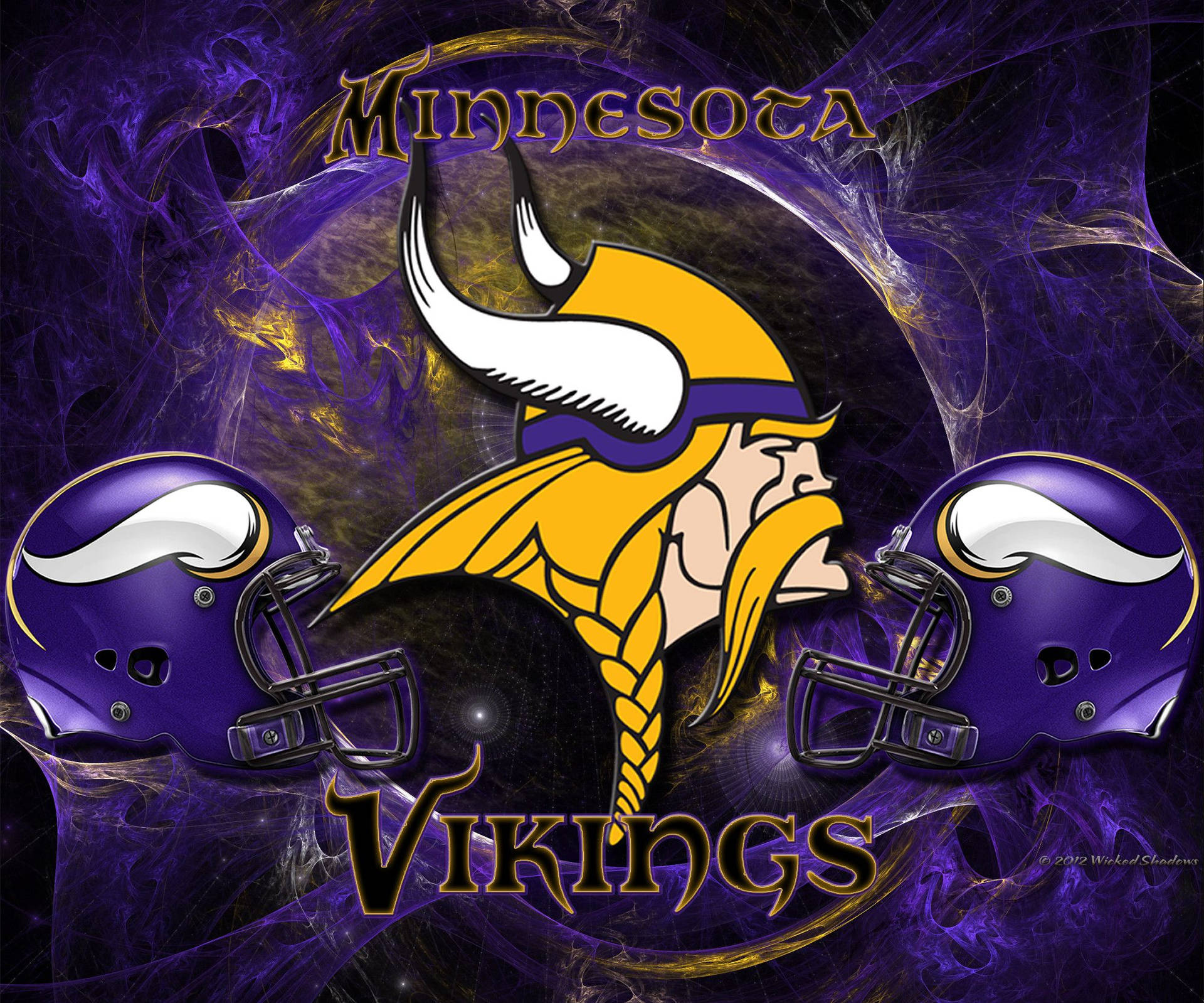 Artistic Minnesota Vikings HD Wallpaper