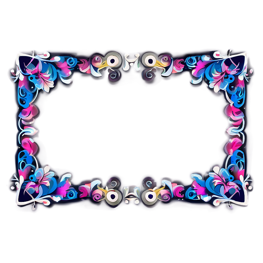 Artistic Photo Border Png Nqy PNG