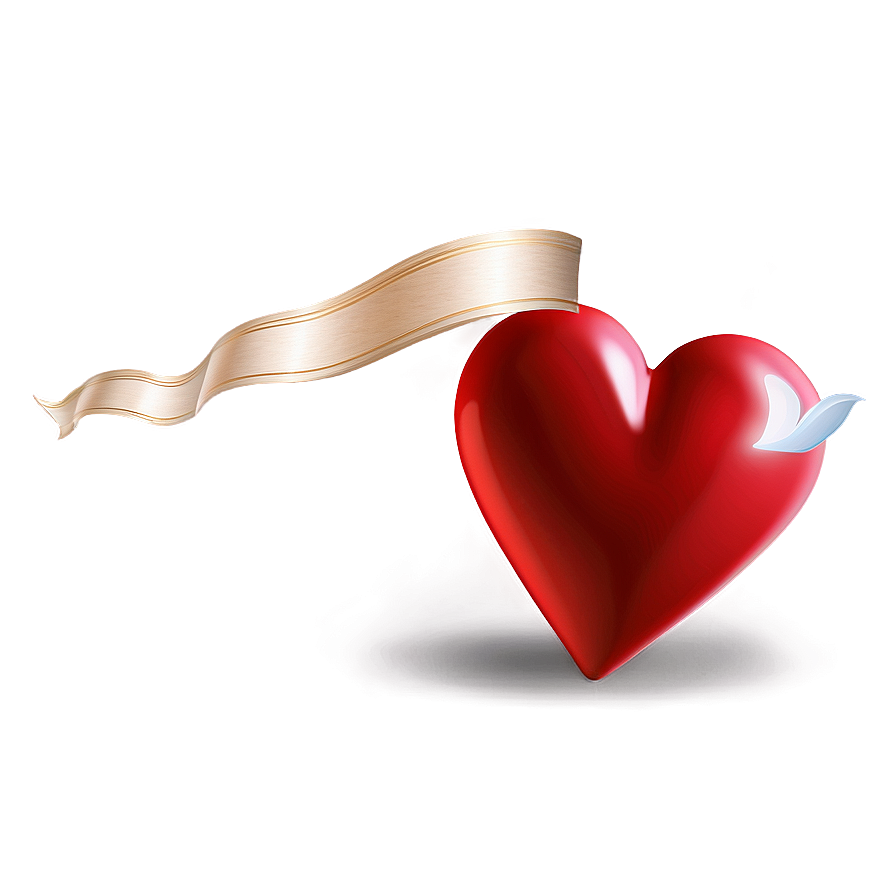 Artistic Red Heart Emoji Png 3 PNG