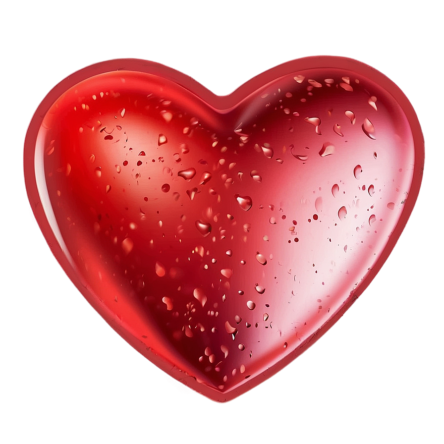 Artistic Red Heart Emoji Png Ryl13 PNG