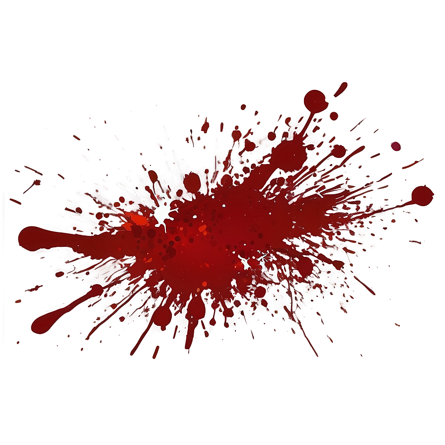 Artistic Red Splatter Png 06132024 PNG