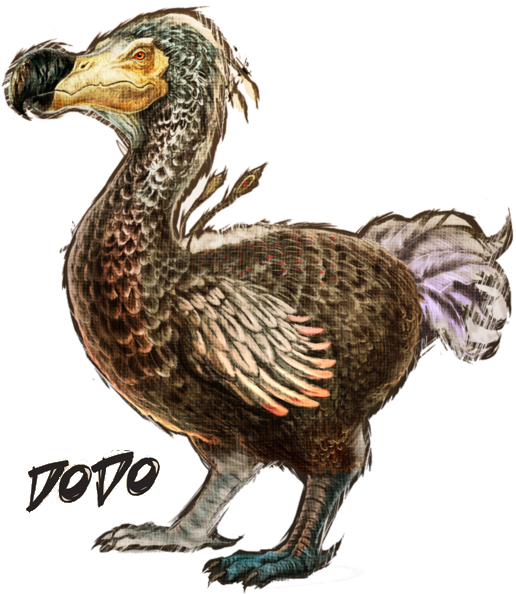 Artistic Renderingof Dodo Bird PNG