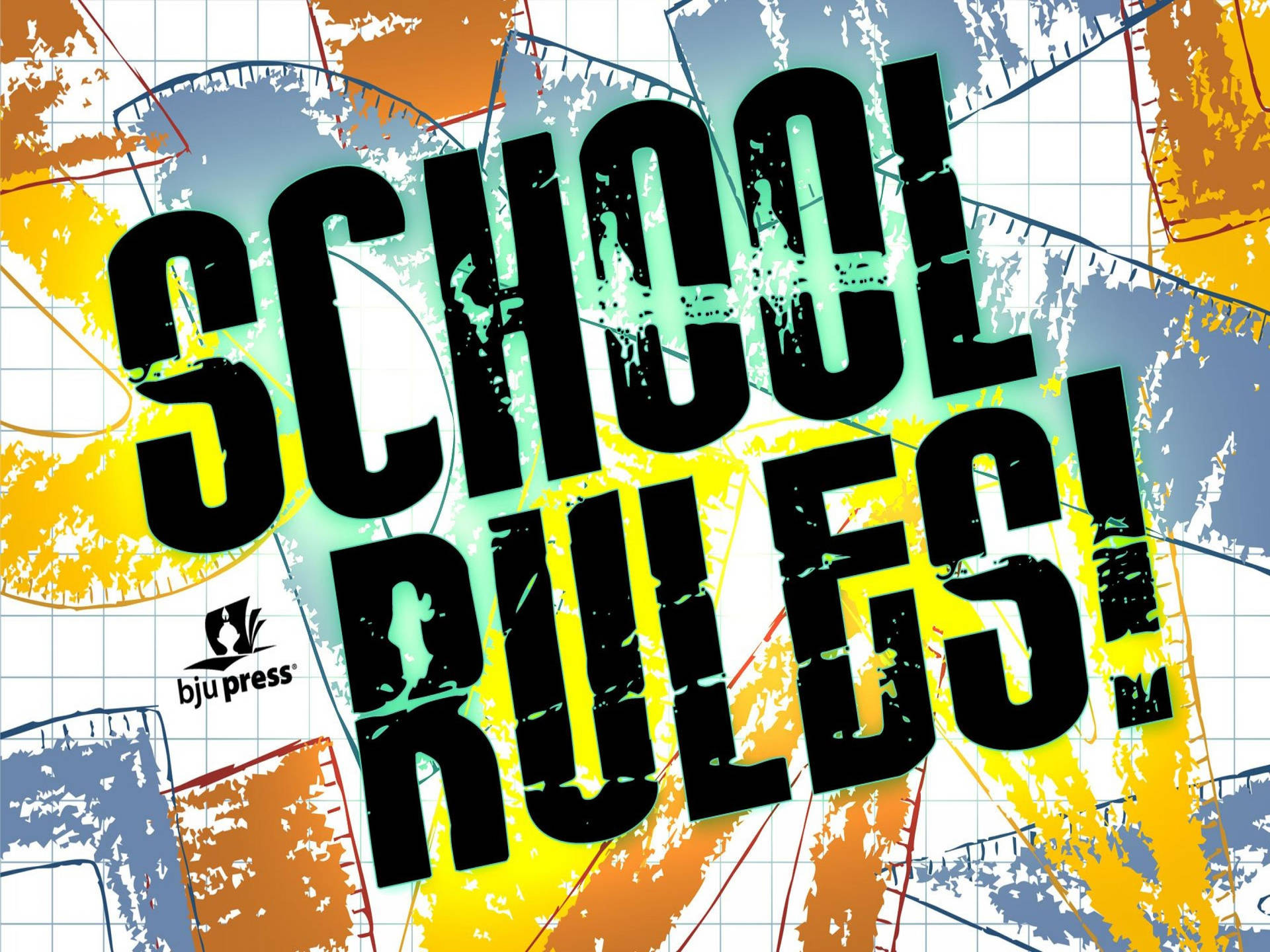 Artistic Expression Of School Rules Wallpaper