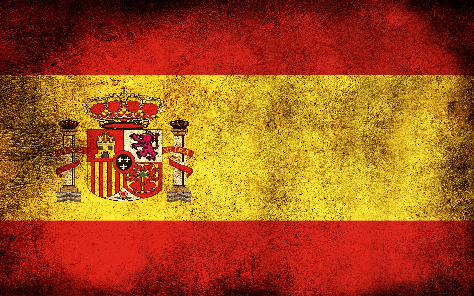 Artistic Spain Flag Vignette Wallpaper