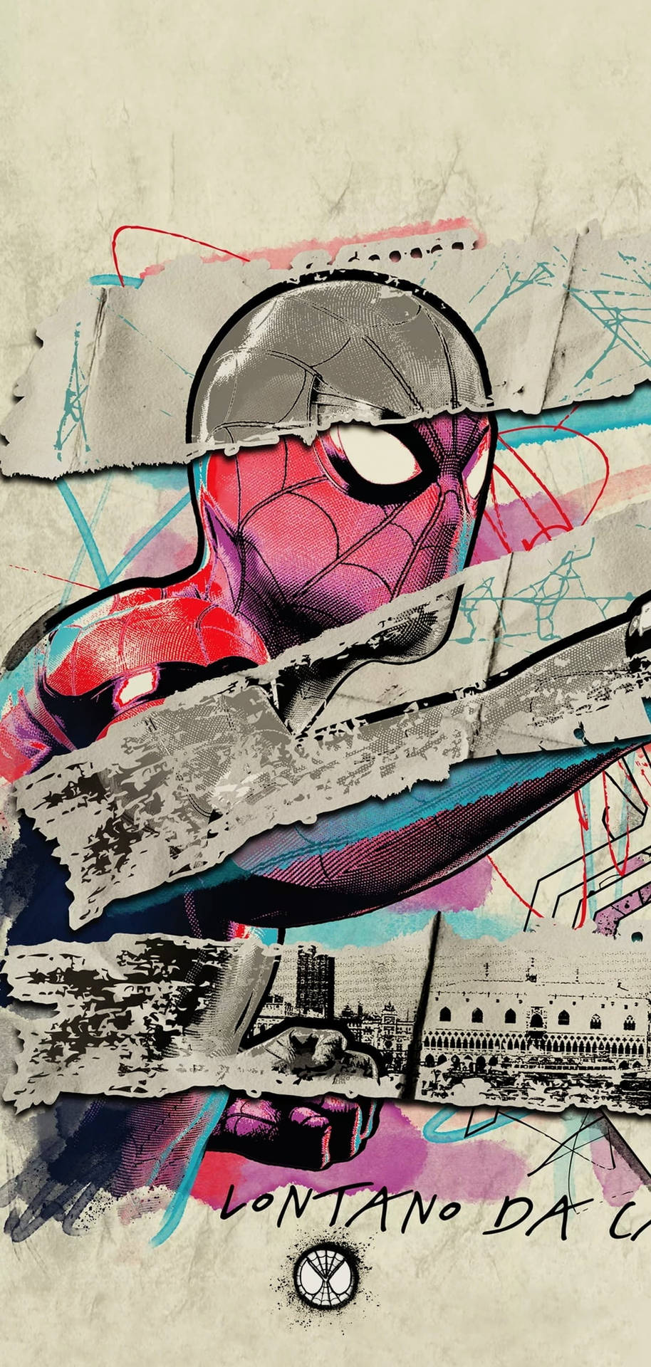 Artistic Spider Man Far From Home 2019 Background