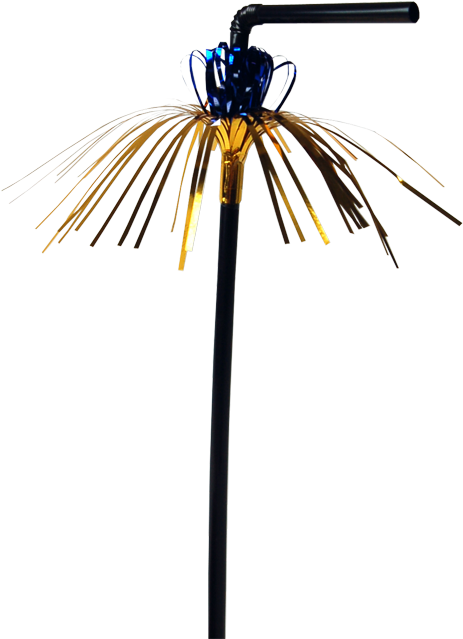 Artistic Straw Sculpture PNG