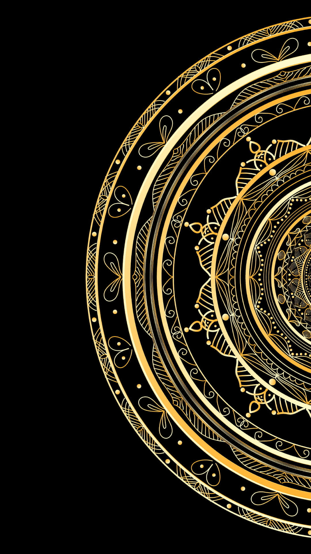 Artistic Symmetry Of Mandala Background