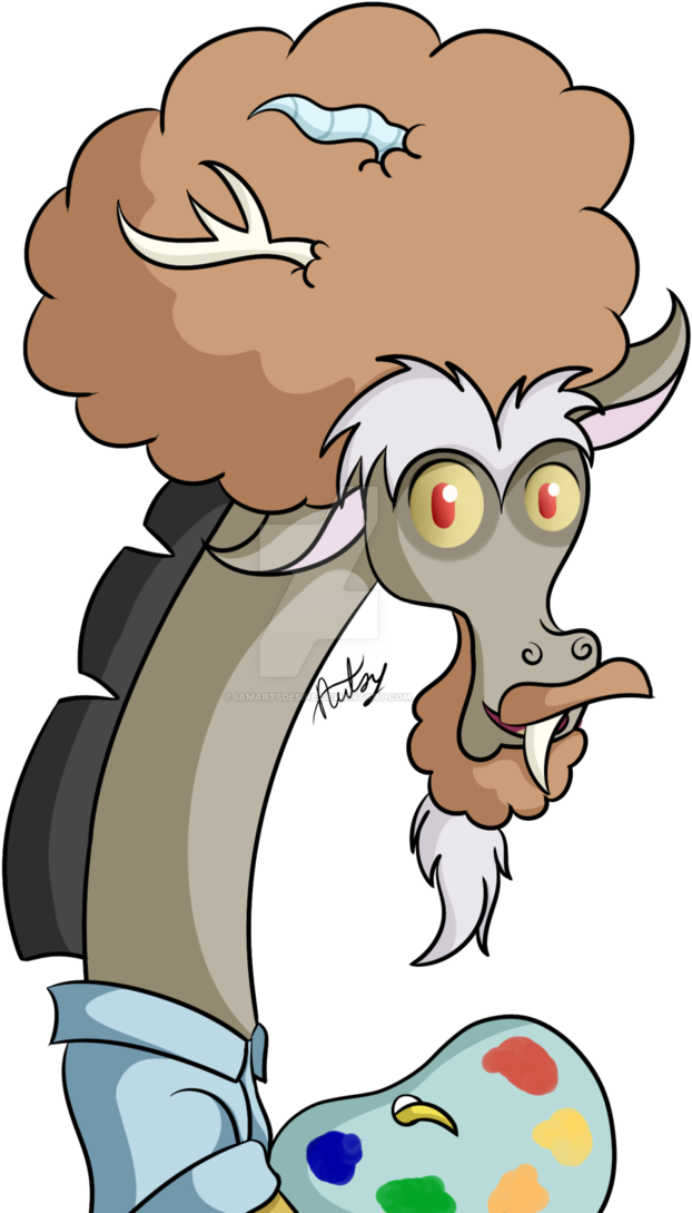 Artistic_ Goat_ Character_ Cartoon PNG