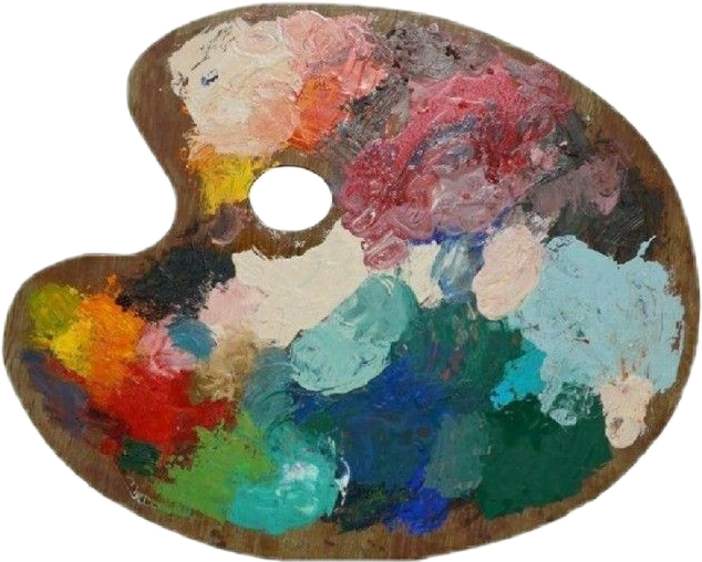Artists Color Palette PNG