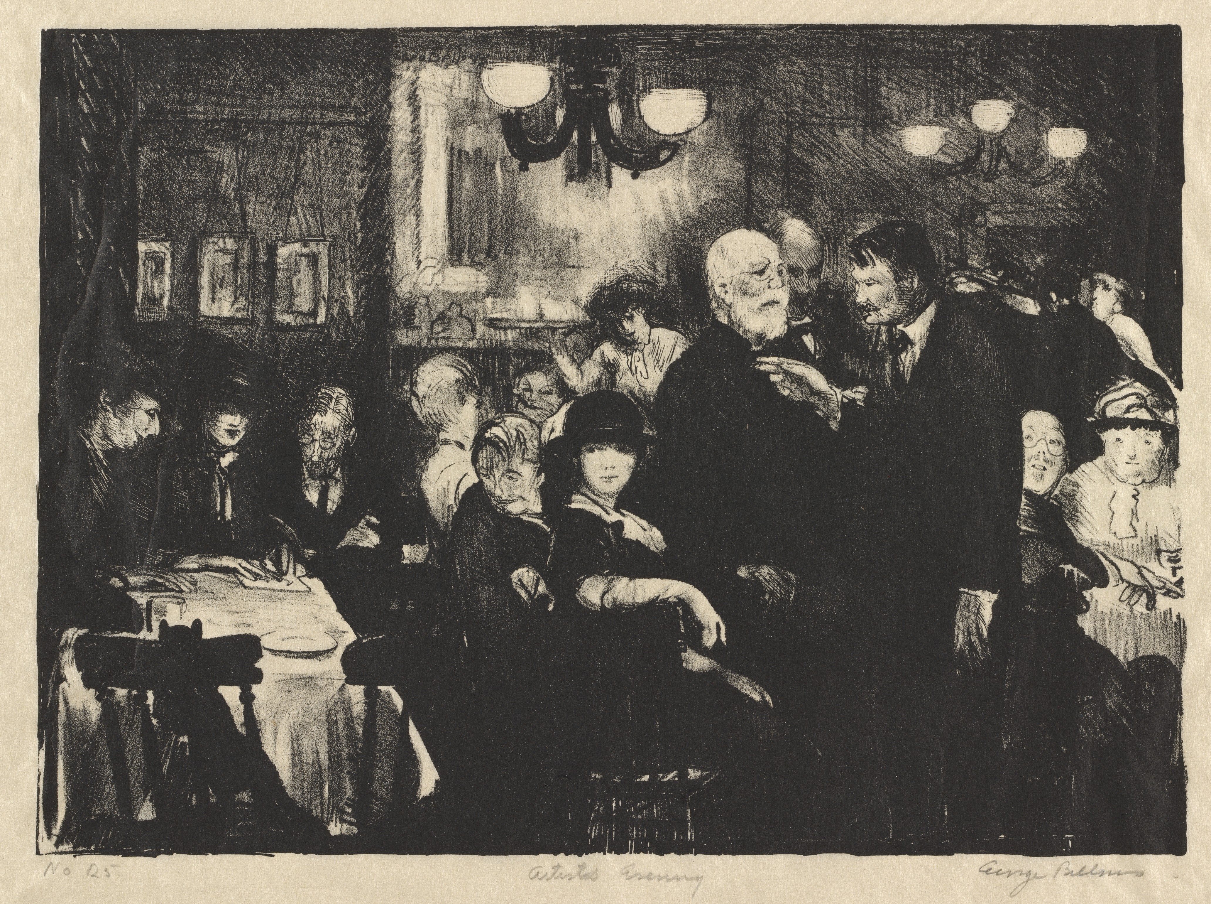 Artists Evening Wallpaper