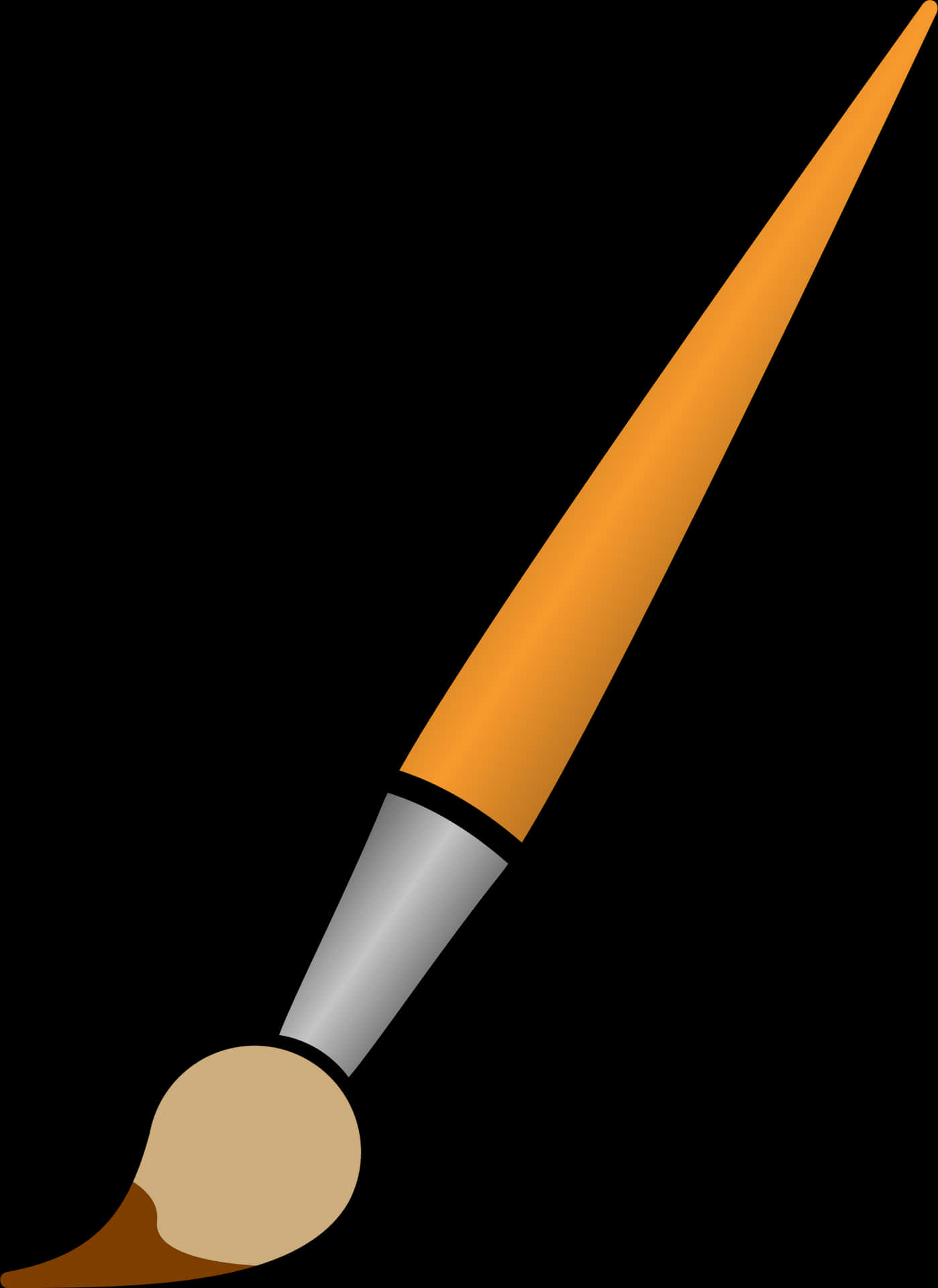 Artists Paint Brush Vector PNG