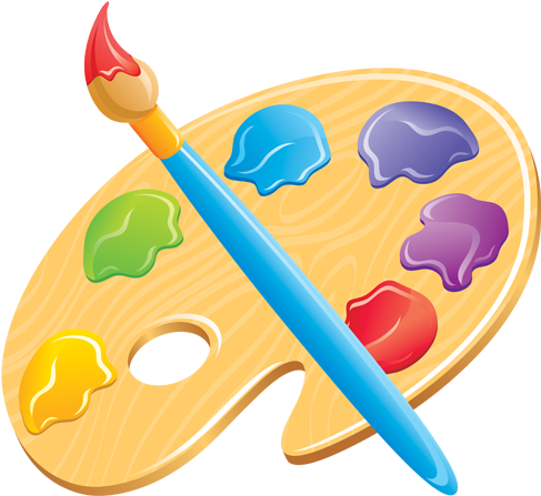 Artists Paletteand Brush Emoji.png PNG