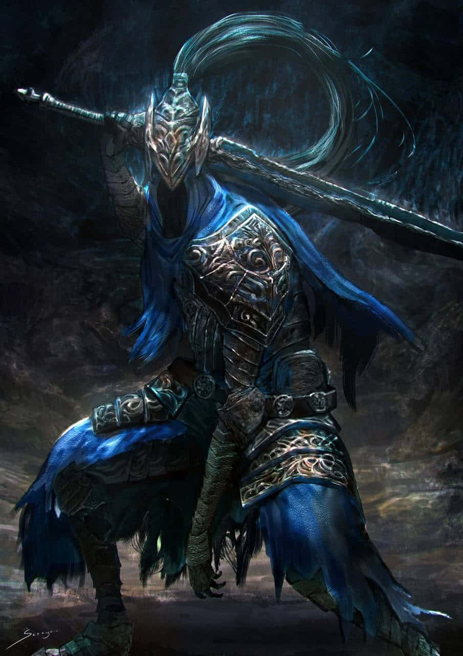 The Mighty Artorias The Abysswalker in action Wallpaper