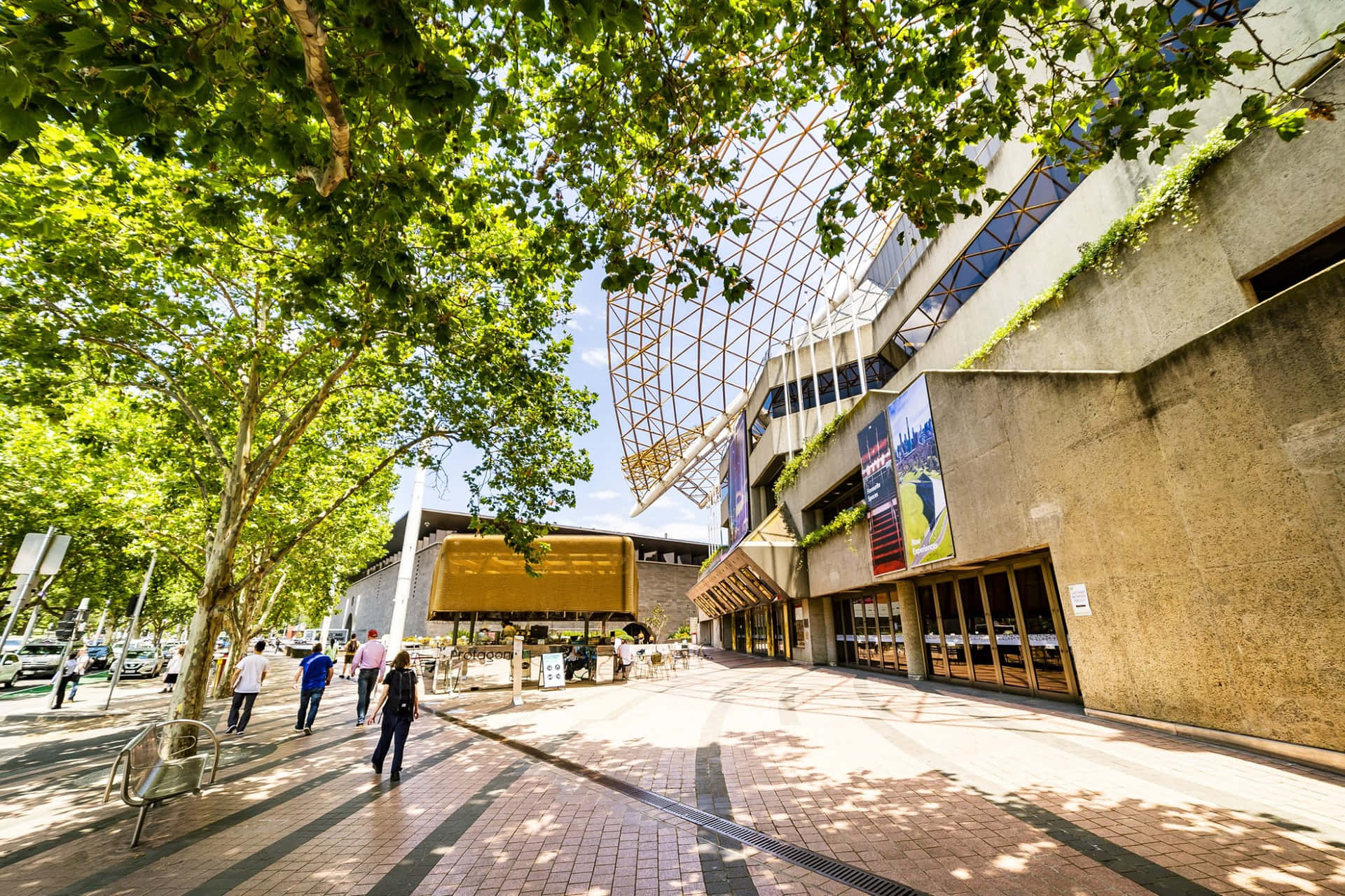 Arts Centre Melbourne Exterior View Wallpaper
