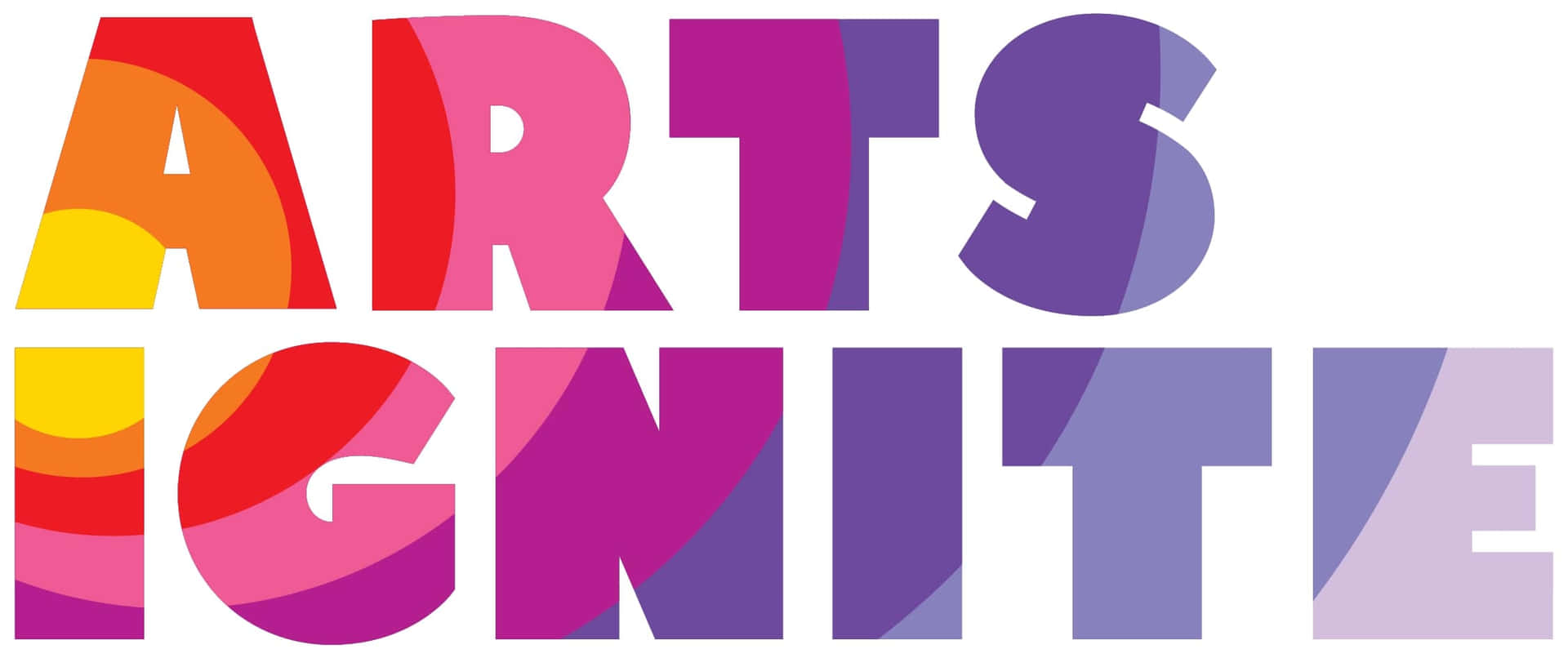 Arts Ignite Colorful Logo Wallpaper