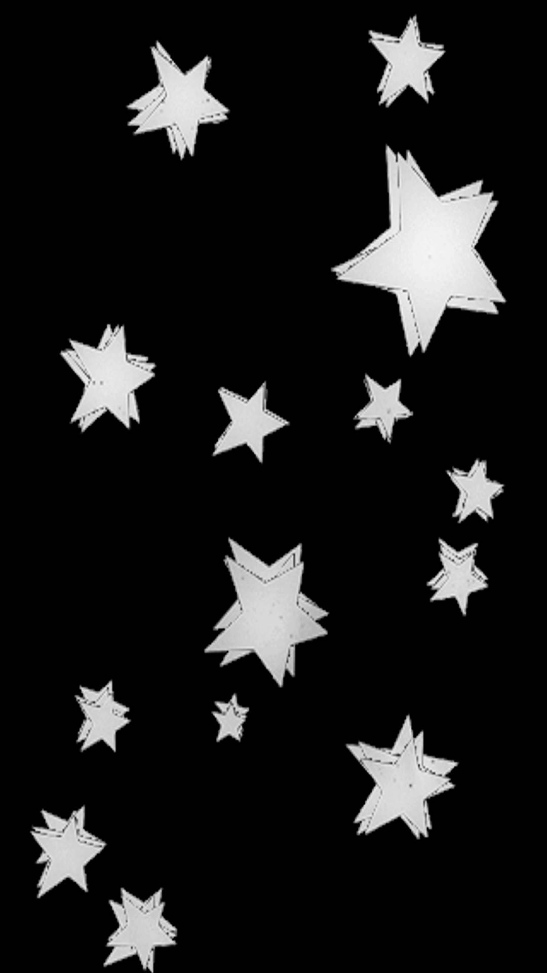Artwork Black Aesthetic Stars Wallpaper