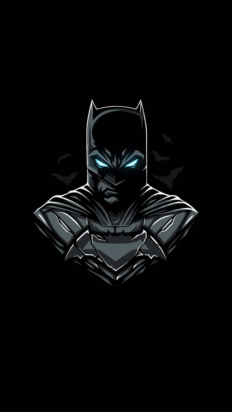 Operad'arte Raffigurante Batman Arkham Knight Per Iphone Sfondo