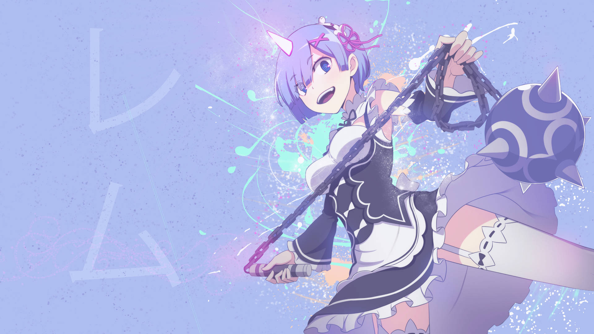 Take a journey with Rem from Re Zero! Wallpaper