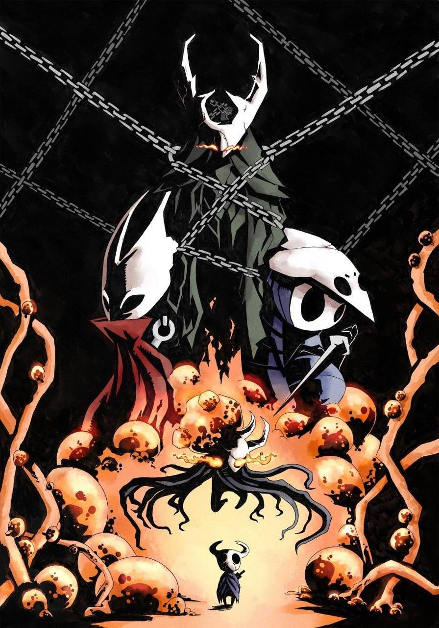 Artwork Poster Of Hollow Knight Wallpaper